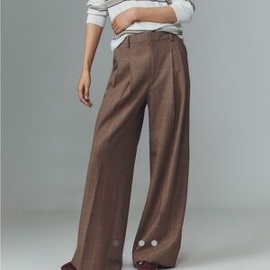 Anthropologie Avery wide leg trousers